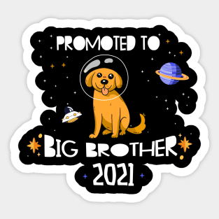 big brother 2021 dog astronaut pregancy announcement Sticker